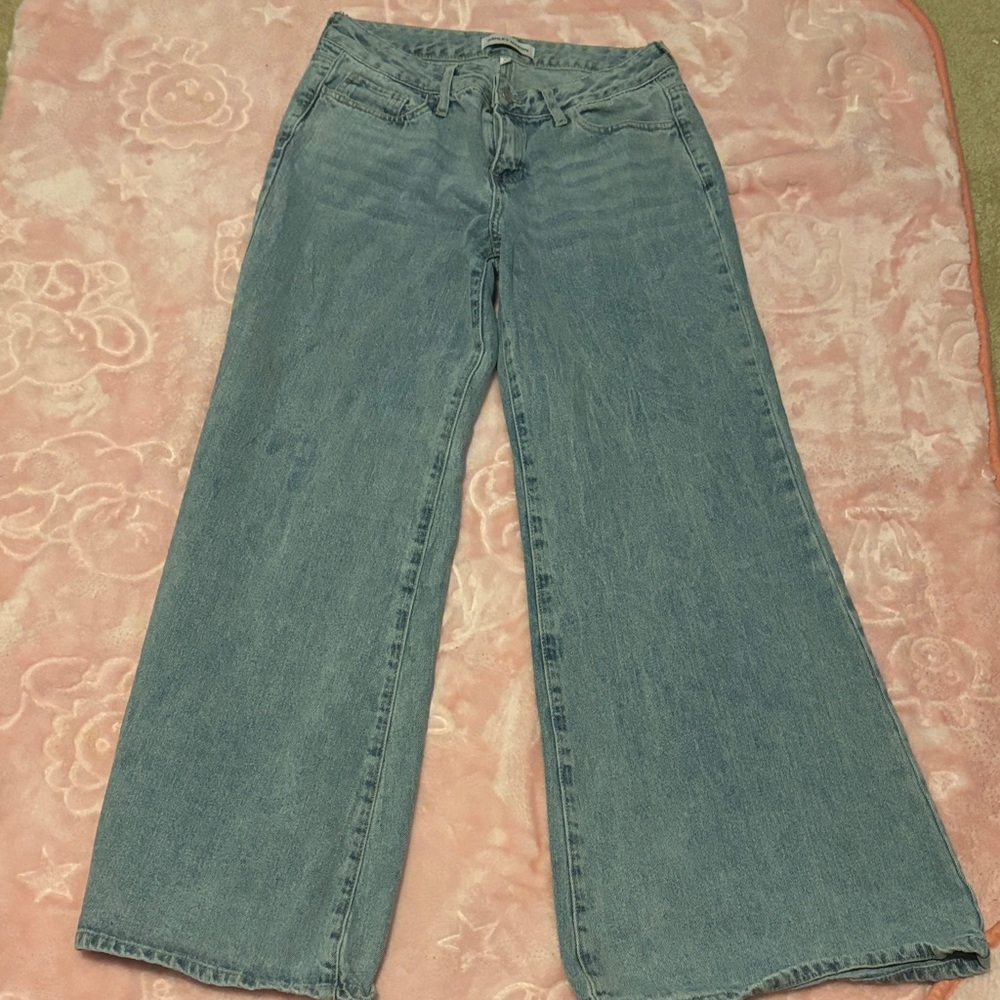 Ashley Mason Blue Flare & Wide Leg Jeans